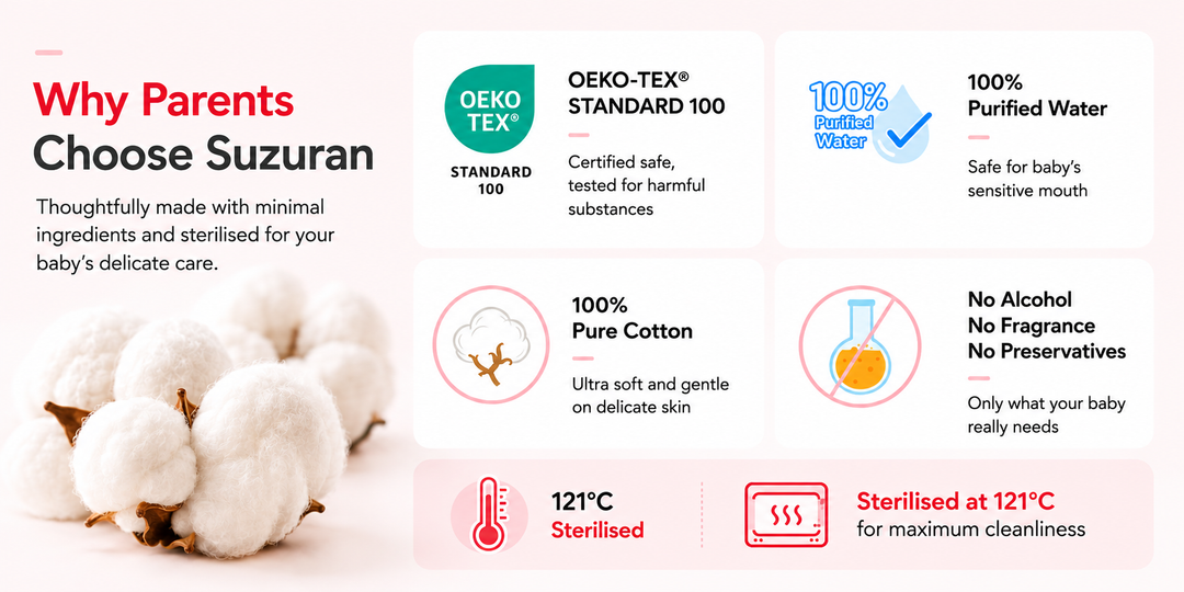 National Day Special | Wet Cleaning Cotton 30 Sachets / 60 Pieces – $12.90