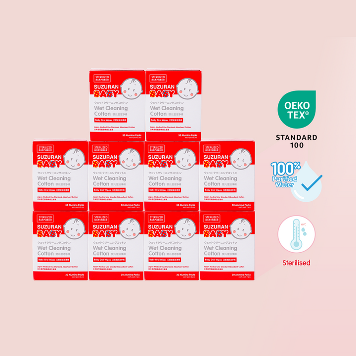 Wet Cleaning Cotton 30 sachets (10 packs)