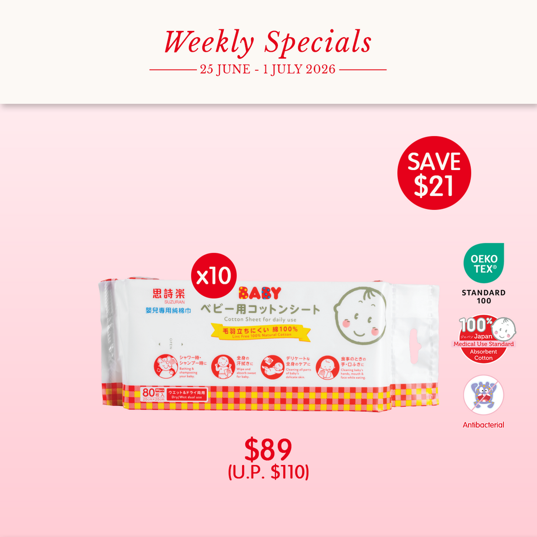 [Value Bundle] Cotton Sheet 10-pack Bundle  | $8.90/pack (U.P. $11)