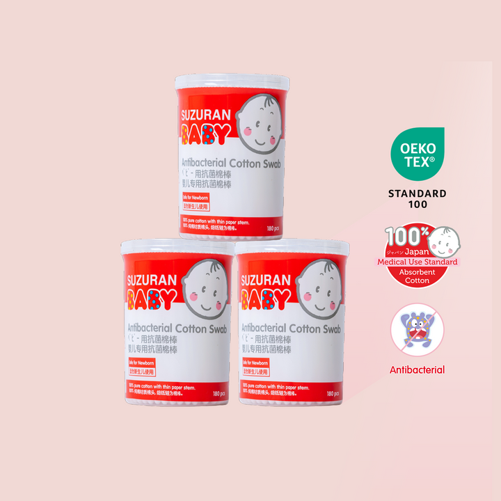 Antibacterial Cotton Swab 180 pcs