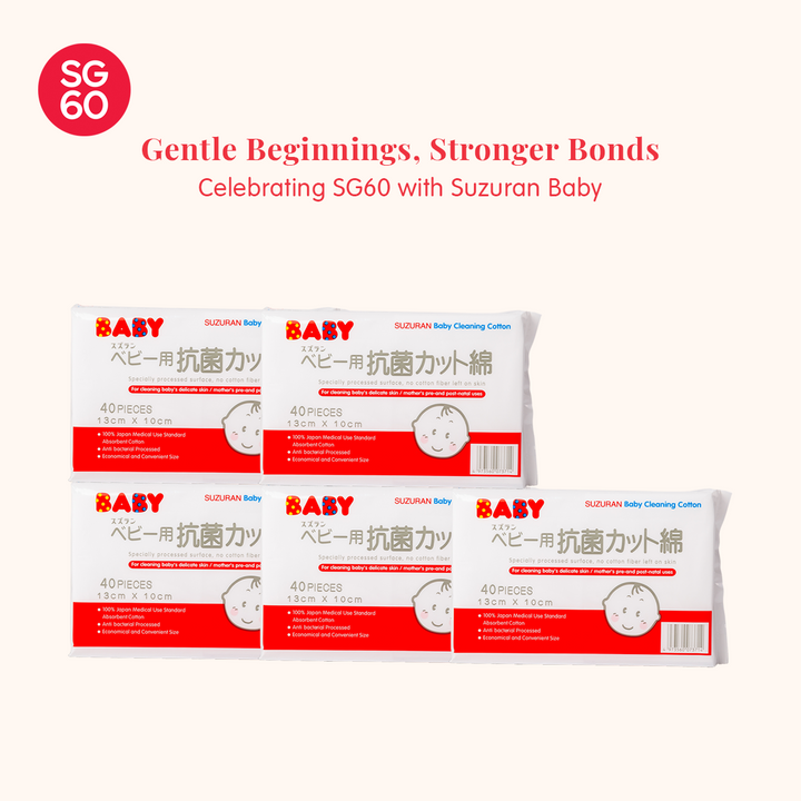 Antibacterial Cut Cotton 40 pcs - 5 packs