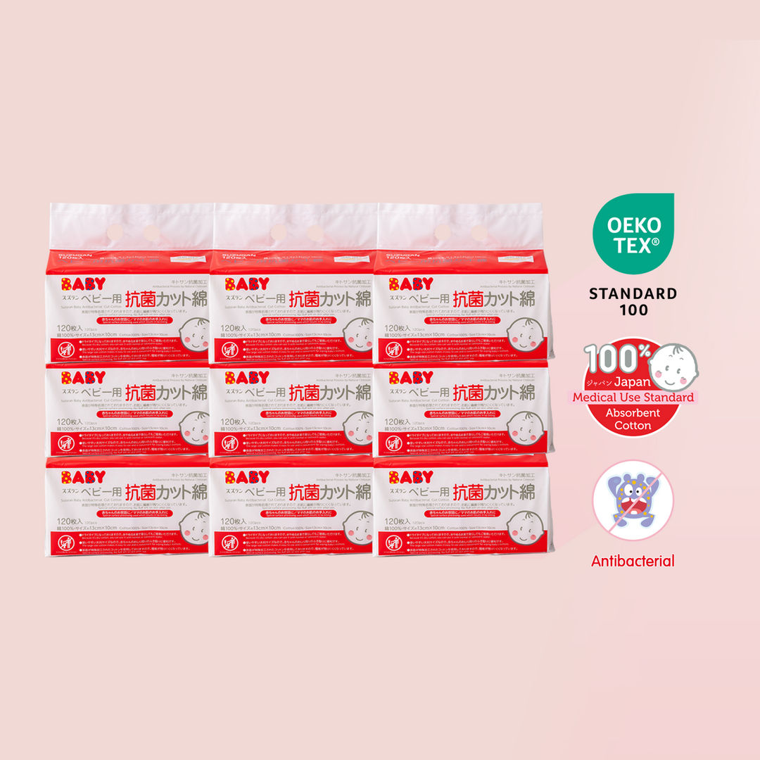 Antibacterial Cut Cotton 120 pcs