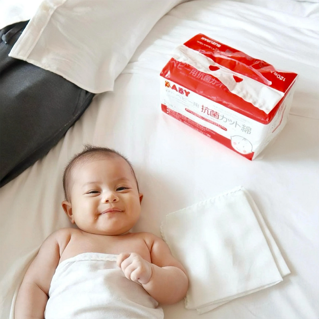 Antibacterial Cut Cotton 120 pcs