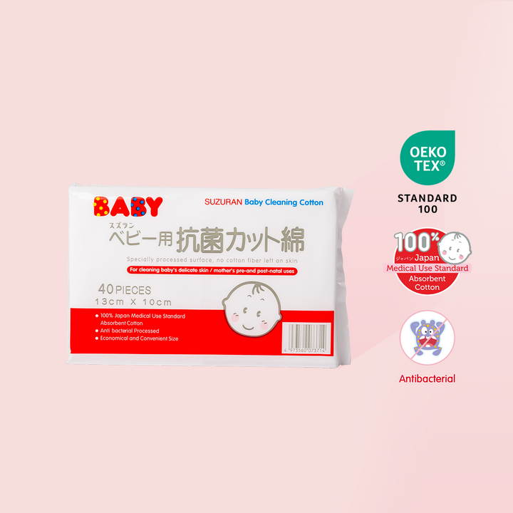 Antibacterial Cut Cotton 40 pcs