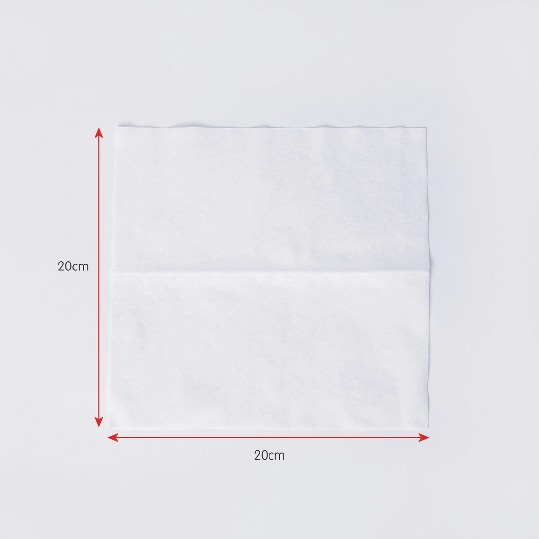 Antibacterial Cotton Sheet 80 Pcs (Multipurpose Dry Cotton Wipes)