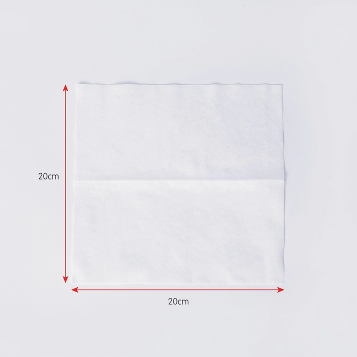 Antibacterial Cotton Sheet 80 Pcs (Multipurpose Dry Cotton Wipes)