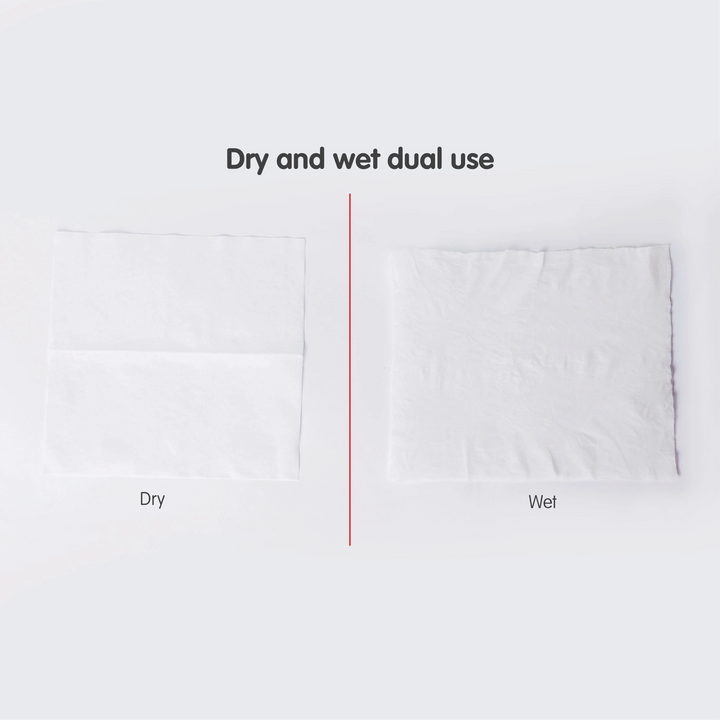 Antibacterial Cotton Sheet 80 Pcs (Multipurpose Dry Cotton Wipes)