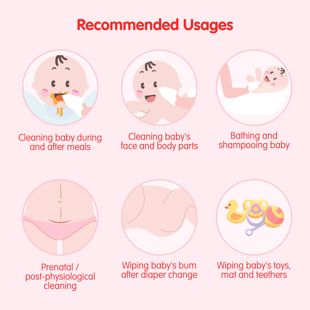 Antibacterial Cotton Sheet 80 Pcs (Multipurpose Dry Cotton Wipes)