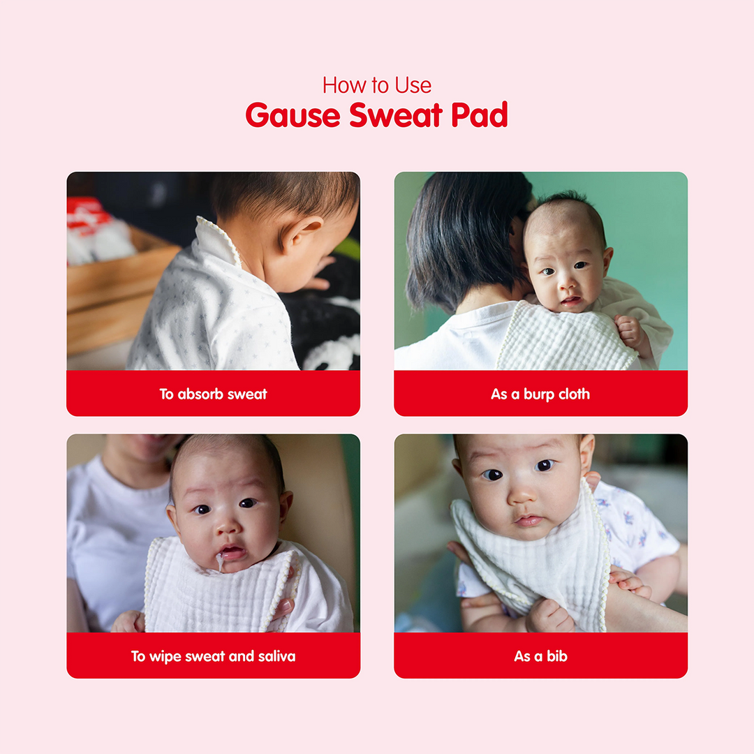 Antibacterial Gauze Sweat Pad 3 pcs